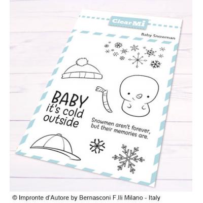 Impronte d’Autore Clear Stamps - Baby Snowman